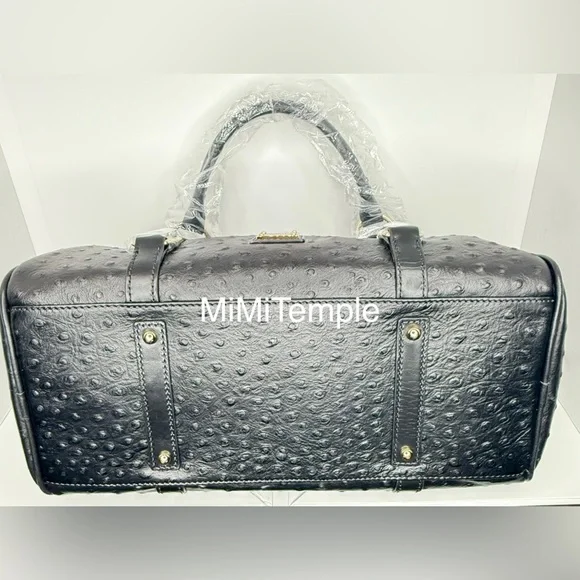 Dooney & Bourke Large Ostrich Satchel - Picture 7 of 8